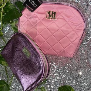 COPY - 2 SET BADGLEY MISCHKA COSMETIC BAG Includes travel bottle